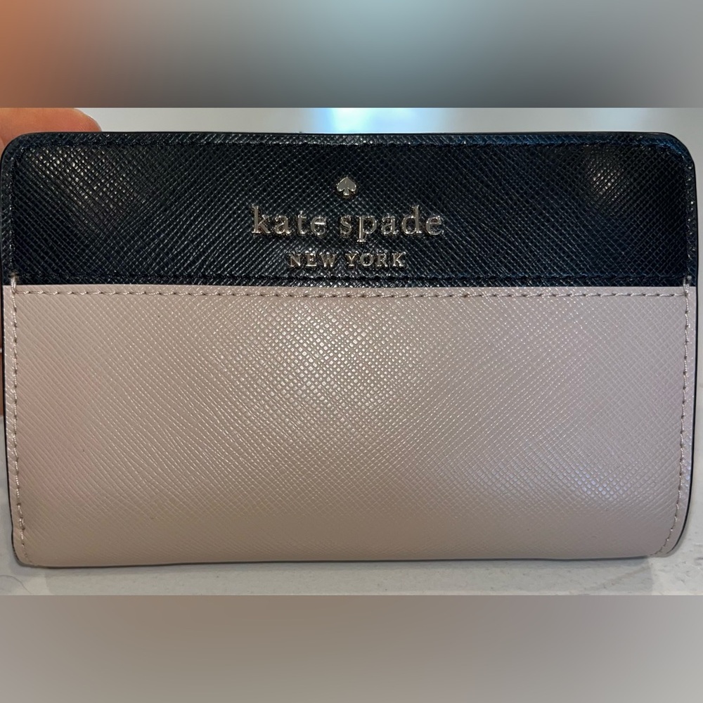 kate spade Black and Pink Wallet